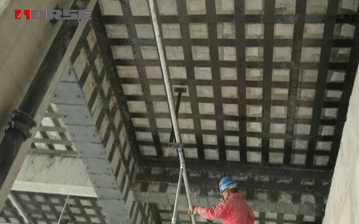 Slab crack strengthening by FRP wrap Slab crack strengthening by FRP wrap