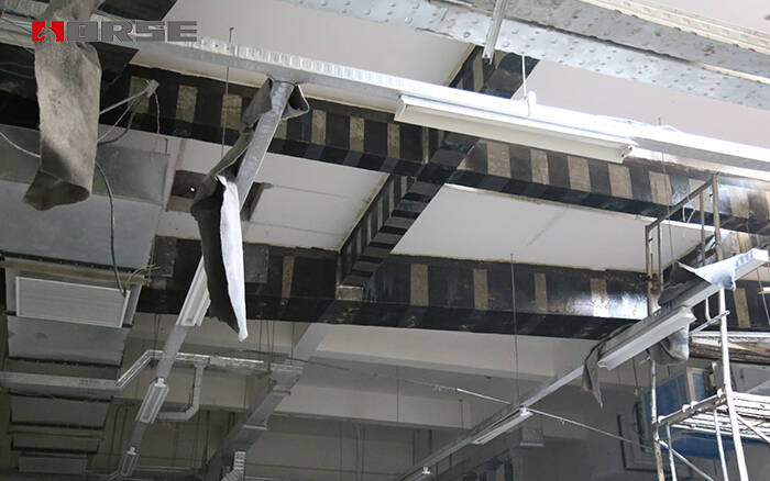 Structural seismic strengthening by carbon fiber fabric Structural seismic strengthening by carbon fiber fabric