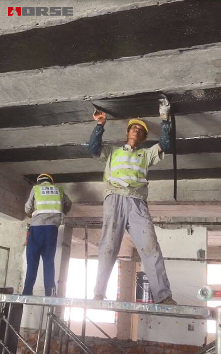 Carbon Fiber Reinforcement Strengthening For Cracked Floor Carbon Fiber Reinforcement Strengthening For Cracked Floor