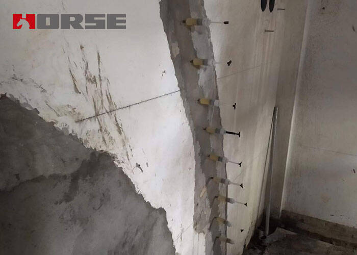 crack repair with injection adhesive crack repair with injection adhesive