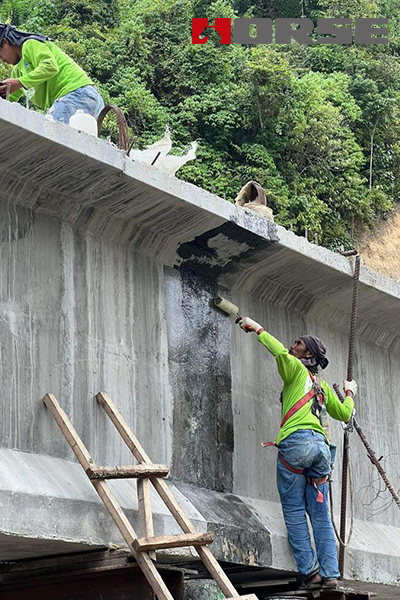 HM-30 CFRP on Joints of Girders at Mati-Maragusan Bridge HM-30 CFRP on Joints of Girders at Mati-Maragusan Bridge