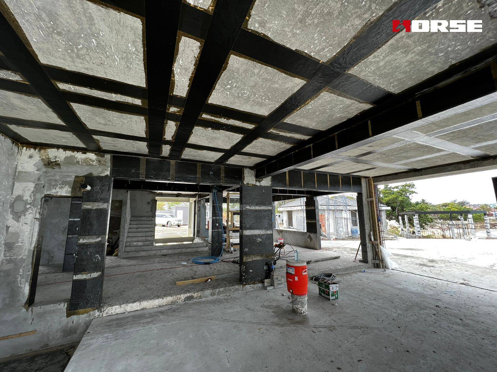 Carbon Fiber(CFRP) Reinforcement For Seaside Villas Carbon Fiber(CFRP) Reinforcement For Seaside Villas