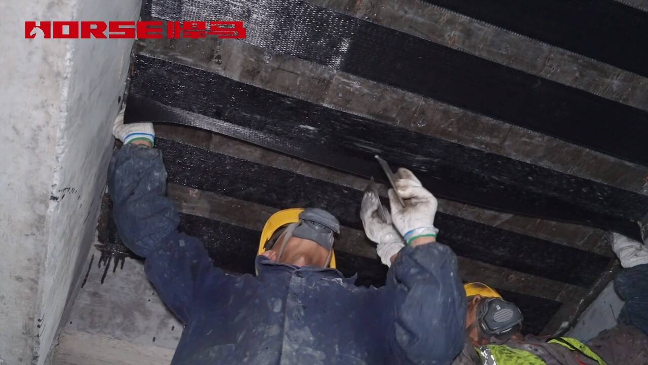 Building Reinforcement with Carbon Fiber Sheet
