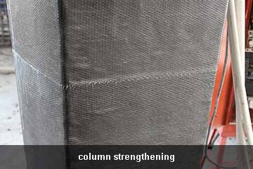 carbon fiber wrap column